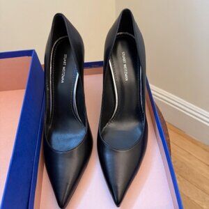 Stuart Weitzman Black Leather Pump Size 10